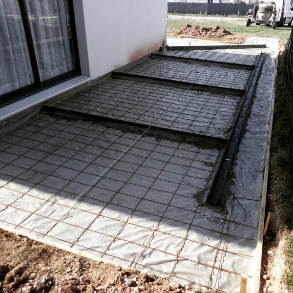 Réalisation d’une terrasse en béton sur mesure